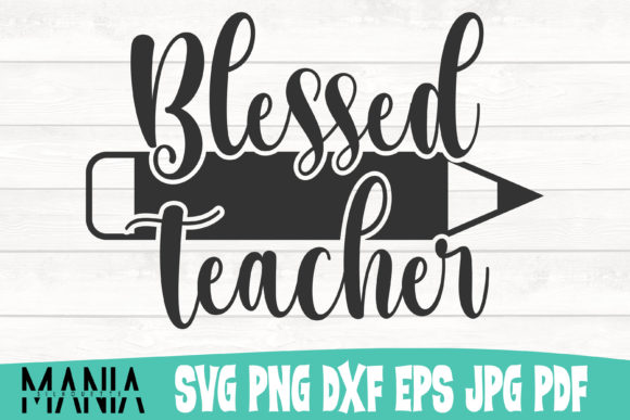Blessed Teacher Svg Cut FIle Design Graphics & Graphic Templates Review
