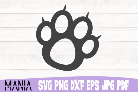Cat Paw Print Svg Cut File Design Graphics & Graphic Templates Review