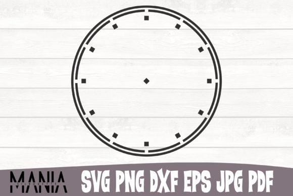 Clock Face Template 10 Graphics for Brand Identity