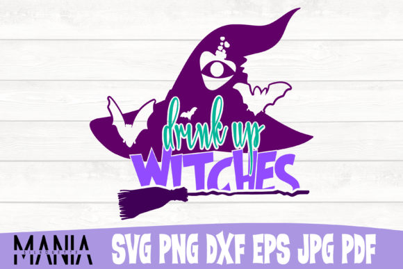 Drink Up Witches Svg Design Cut File Graphics Review