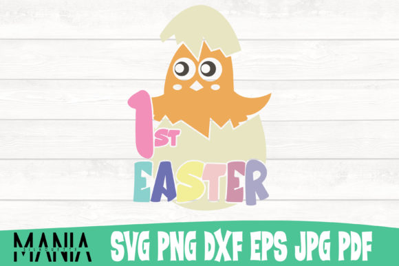 First Easter 2 Svg Cut File Design Graphics Review