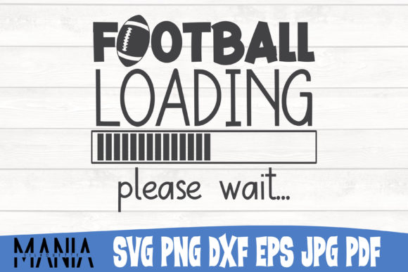Football Loading Please Wait Svg Graphics in Graphic Templates