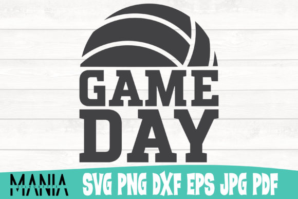 Game Day Volleyball Svg Cut File: Graphics for Brand Campaigns
