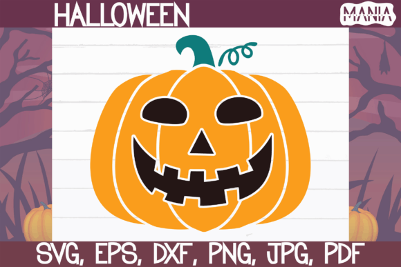 Halloween Pumpkin Svg Cut File: A Festive Graphic Template for Small Business Branding