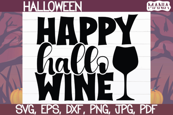 Happy Hallo Wine Graphic Templates: A Versatile Design Asset for Creative Branding