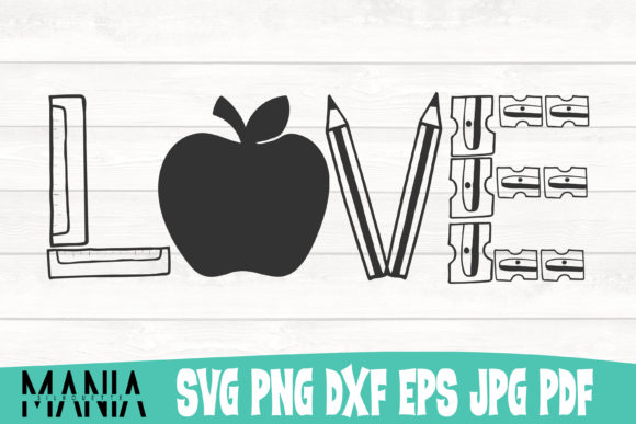 Love School Svg Cut File Design Graphics and Graphic Templates Review