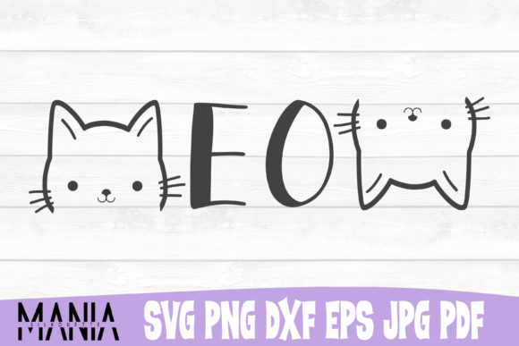 Meow Svg Cut FIle Design Graphics and Graphic Templates Review