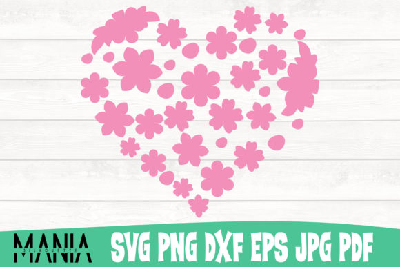 Spring Heart Svg Cut File Design: Essential Graphics & Graphic Templates for Crafters