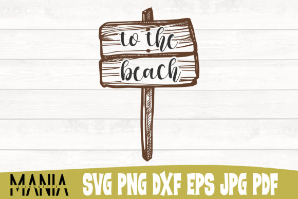 To the Beach Svg Cut File Design Graphics Review